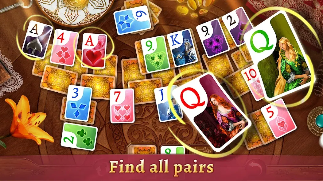 Solitaire Dreams: Card Games (Солитер Дримс) [МОД: Много монет, Открытые уровни и Мега MOD] Screenshot 1