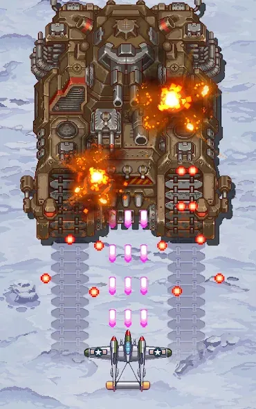 1945 Air Force: Airplane games (тысяча девятьсот сорок пять) [МОД: Все открыто, Дополнительные деньги и Меню MOD] Screenshot 4