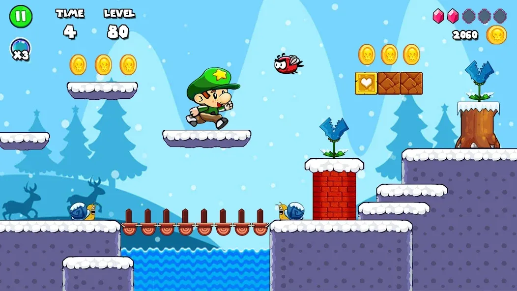 Bob Run: Adventure run game (Боб Ран) [МОД: Бесконечные деньги, Монеты и Мега MOD] Screenshot 3