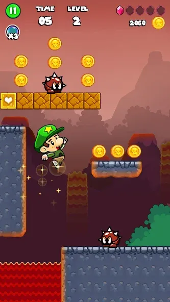 Bob Run: Adventure run game (Боб Ран) [МОД: Бесконечные деньги, Монеты и Мега MOD] Screenshot 4