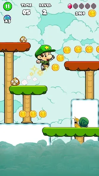 Bob Run: Adventure run game (Боб Ран) [МОД: Бесконечные деньги, Монеты и Мега MOD] Screenshot 5