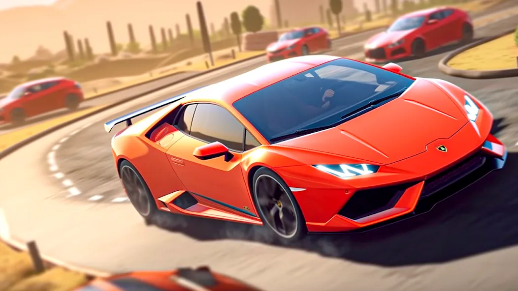 Extreme Car Drag Racing (Экстремальные гонки драгстеров) [МОД: Деньги, Монеты и Меню MOD] Screenshot 1