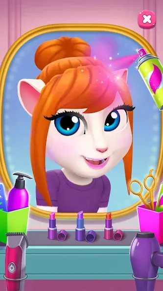 My Talking Angela 2 [МОД: Меню, Бесконечные монеты и Открытые уровни] Screenshot 2