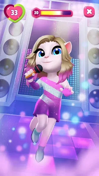 My Talking Angela 2 [МОД: Меню, Бесконечные монеты и Открытые уровни] Screenshot 3