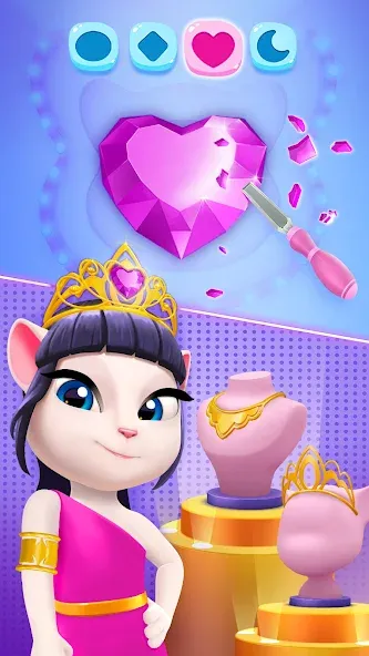 My Talking Angela 2 [МОД: Меню, Бесконечные монеты и Открытые уровни] Screenshot 5
