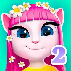 Скачать My Talking Angela 2 [МОД: Меню, Бесконечные монеты и Открытые уровни] | Взлом My Talking Angela 2 на Андроид