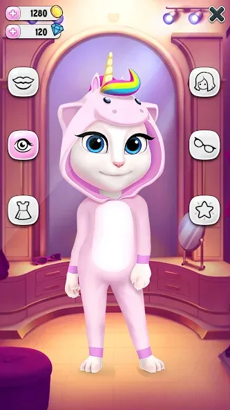 My Talking Angela [MOD: Mega Mod/Меню] - Скриншот 4
