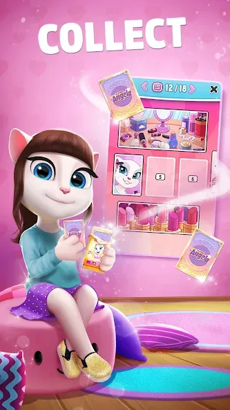 My Talking Angela [MOD: Mega Mod/Меню] - Скриншот 5