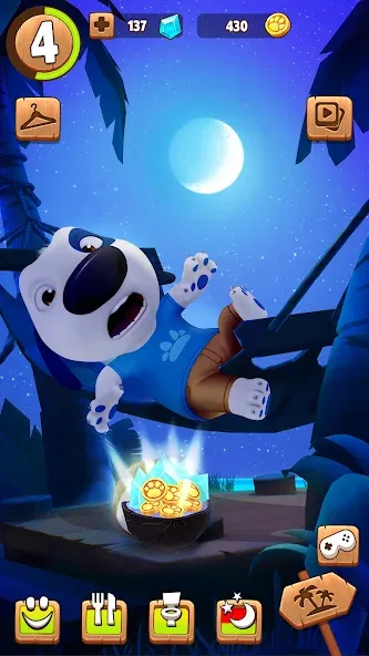 My Talking Hank (Мой говорящий Хэнк) [МОД: Много монет, Открытые уровни и Мега MOD] Screenshot 2