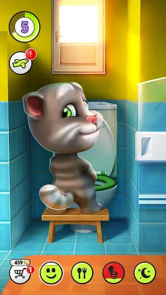 My Talking Tom [МОД: Все открыто, Дополнительные деньги и Меню MOD] Screenshot 2