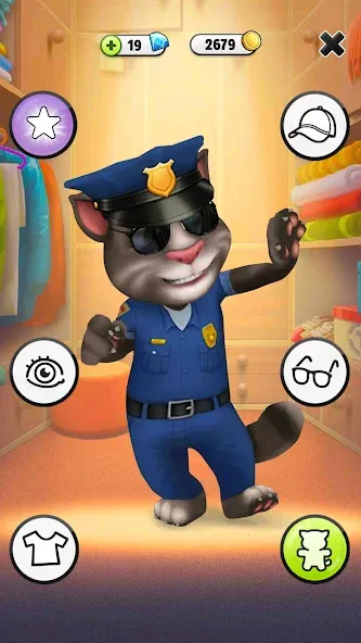 My Talking Tom [МОД: Все открыто, Дополнительные деньги и Меню MOD] Screenshot 4