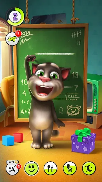 My Talking Tom [МОД: Все открыто, Дополнительные деньги и Меню MOD] Screenshot 5