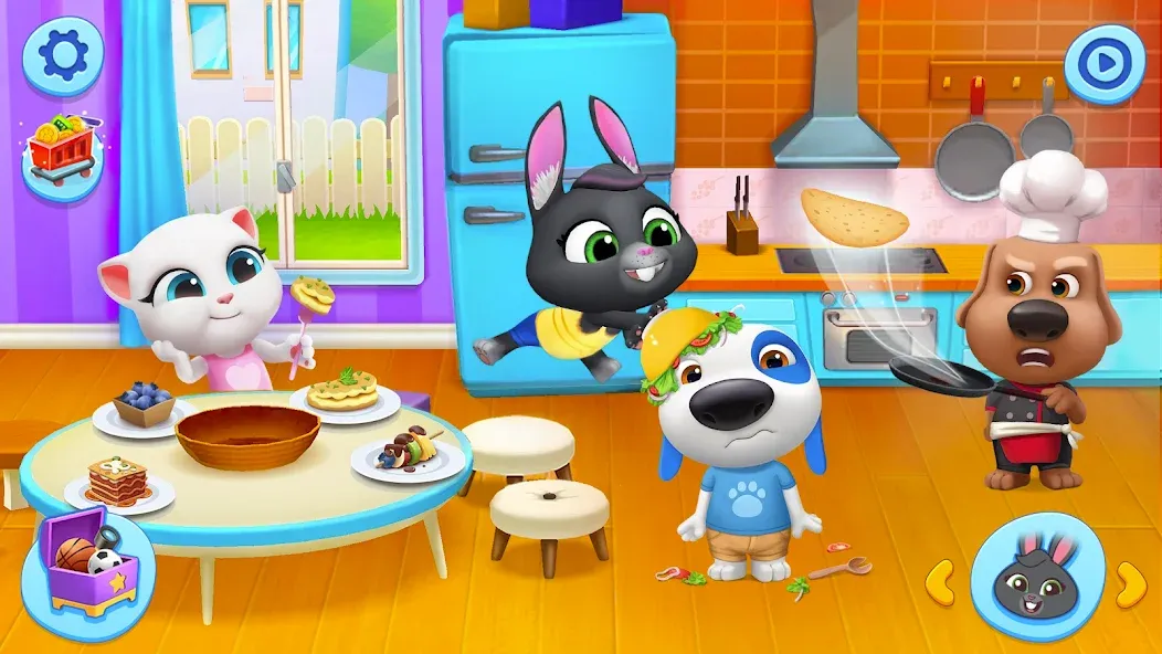 My Talking Tom Friends [МОД: Меню, Бесконечные монеты и Открытые уровни] Screenshot 5