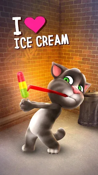 Talking Tom Cat [MOD: Меню/Много денег] - Скриншот 1