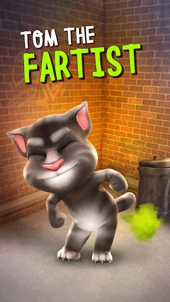 Talking Tom Cat [MOD: Меню/Много денег] - Скриншот 3