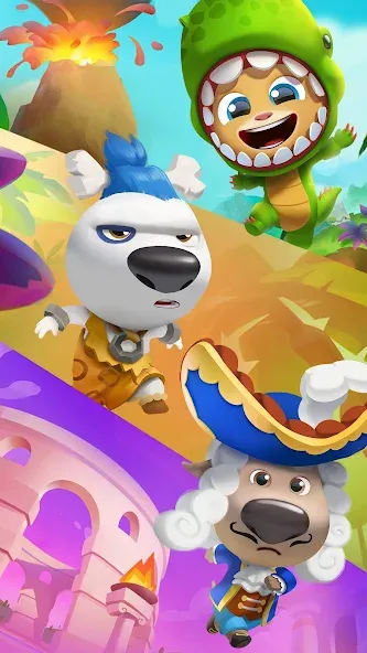 Talking Tom Time Rush [МОД: Бесконечные деньги, Монеты и Мега MOD] Screenshot 5