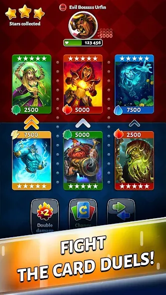 Cards out!  Epic PVP battles [МОД: Много монет, Открытые уровни и Мега MOD] Screenshot 2