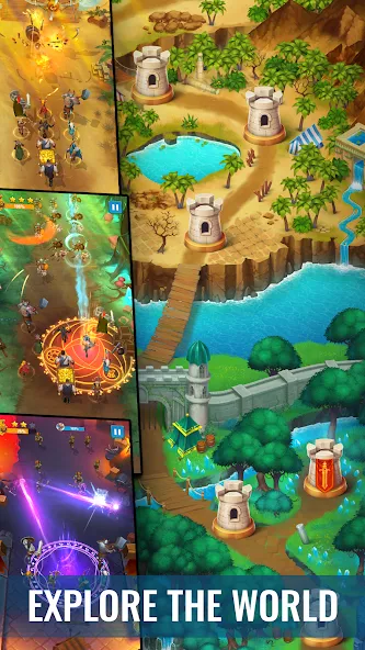 Raid & Rush - Heroes idle RPG [МОД: Деньги, Монеты и Меню MOD] Screenshot 5