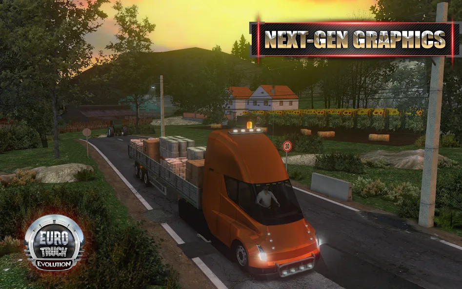 European Truck Simulator (Юро Трак Драйвер) [МОД: Деньги, Монеты и Меню MOD] Screenshot 1
