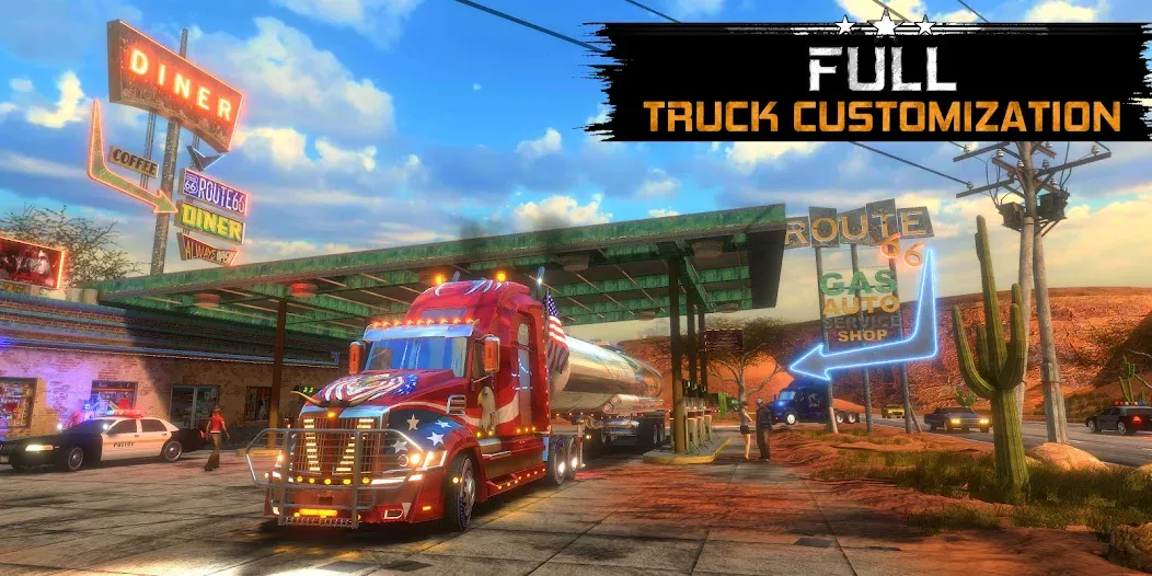 Truck Simulator USA Revolution (Трак Симулятор США Революция) [МОД: Меню, Бесконечные монеты и Открытые уровни] Screenshot 5