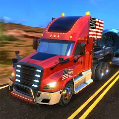 Скачать Truck Simulator USA Revolution (Трак Симулятор США Революция) [МОД: Меню, Бесконечные монеты и Открытые уровни] | Взлом Truck Simulator USA Revolution на Андроид