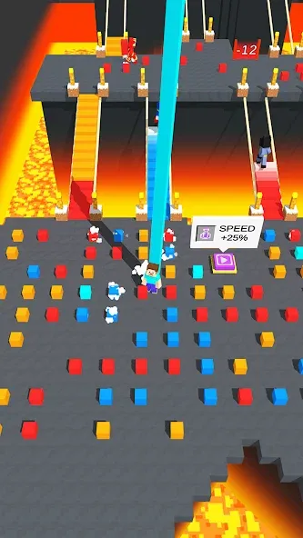Craft Bridge Race (Крафт Бридж Рейс) [МОД: Деньги, Монеты и Меню MOD] Screenshot 3