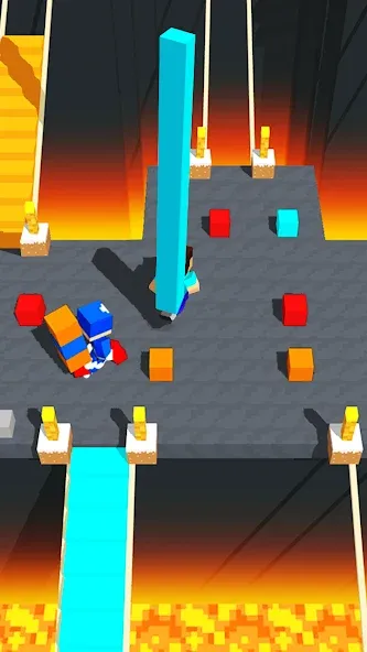 Craft Bridge Race (Крафт Бридж Рейс) [МОД: Деньги, Монеты и Меню MOD] Screenshot 4