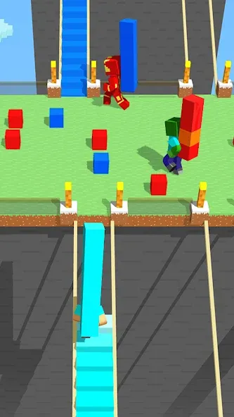 Craft Bridge Race (Крафт Бридж Рейс) [МОД: Деньги, Монеты и Меню MOD] Screenshot 5