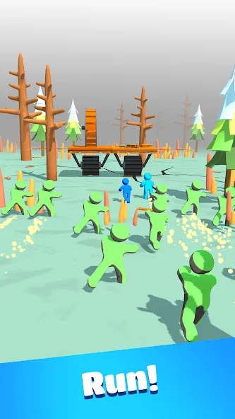 Zombie Raft (Зомби Рафт) [МОД: Много монет, Открытые уровни и Мега MOD] Screenshot 1