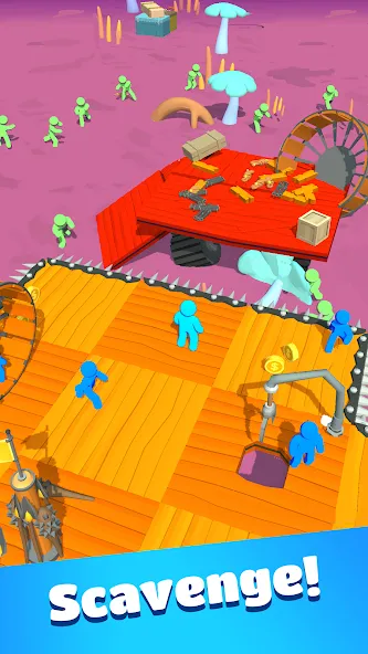 Zombie Raft (Зомби Рафт) [МОД: Много монет, Открытые уровни и Мега MOD] Screenshot 3