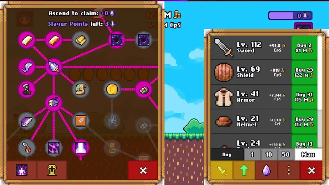 Idle Slayer (Айдл Слэер) [МОД: Бесконечные деньги, Монеты и Мега MOD] Screenshot 3