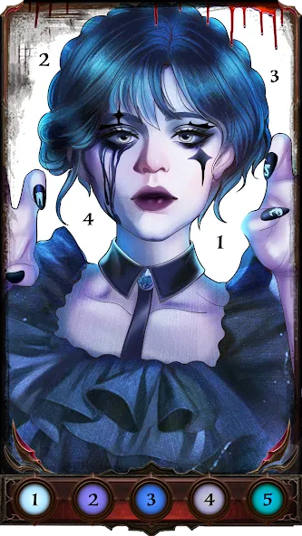 Dark, Horror Color by Number [МОД: Деньги, Монеты и Меню MOD] Screenshot 5