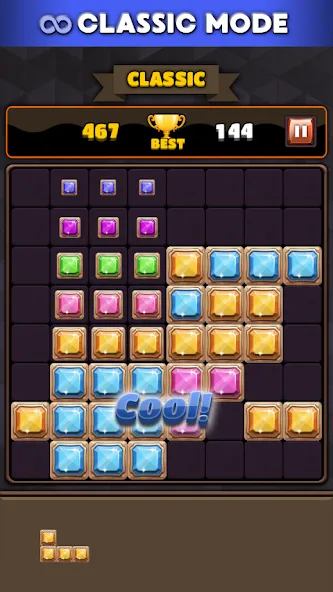 Block Puzzle 8x8 (Блокголоволомка 88) [МОД: Бесконечные деньги, Монеты и Мега MOD] Screenshot 2