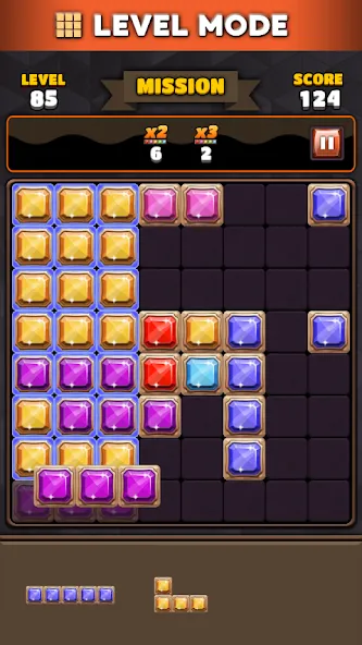 Block Puzzle 8x8 (Блокголоволомка 88) [МОД: Бесконечные деньги, Монеты и Мега MOD] Screenshot 5