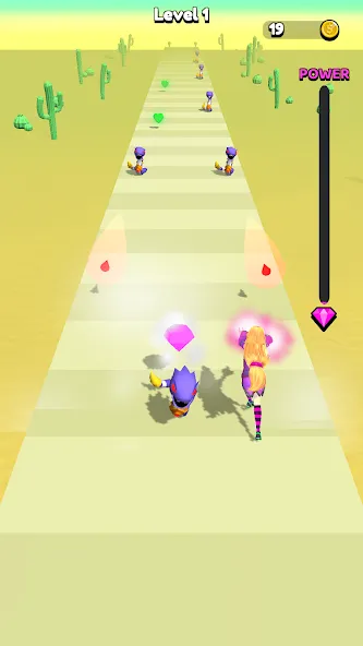 Power Girl 3D (Пауэр Герл 3Д) [МОД: Бесконечные деньги, Монеты и Мега MOD] Screenshot 1
