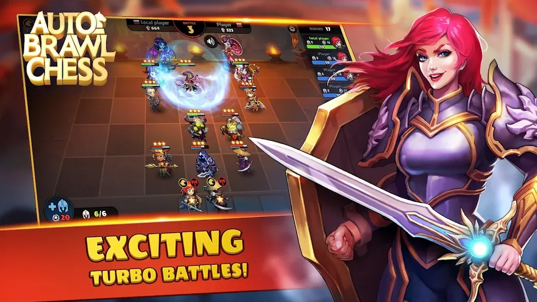 Auto Brawl Chess (Авто Бравл Шахматы) [МОД: Бесконечные деньги, Монеты и Мега MOD] Screenshot 1
