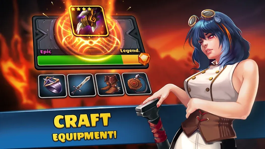 Auto Brawl Chess (Авто Бравл Шахматы) [МОД: Бесконечные деньги, Монеты и Мега MOD] Screenshot 2