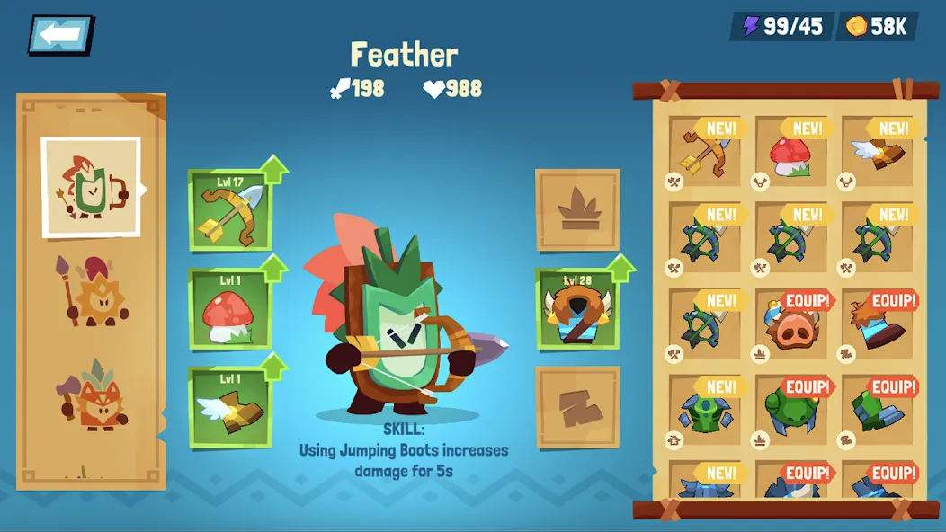 Tiny Hunters - Monsters Attack (Тини Хантерс) [МОД: Много монет, Открытые уровни и Мега MOD] Screenshot 4