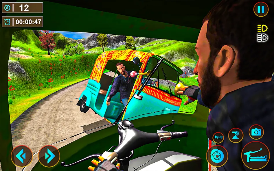 Tuk Tuk Offroad Auto Rickshaw (Тук Тук оффроуд автомобильный рикша) [МОД: Бесконечные деньги, Монеты и Мега MOD] Screenshot 4
