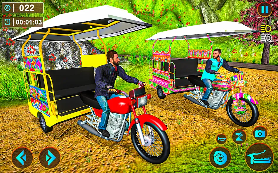 Tuk Tuk Offroad Auto Rickshaw (Тук Тук оффроуд автомобильный рикша) [МОД: Бесконечные деньги, Монеты и Мега MOD] Screenshot 5