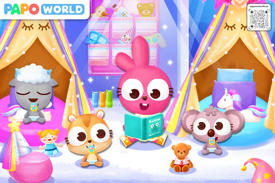 Papo Town Preschool [МОД: Много монет, Открытые уровни и Мега MOD] Screenshot 1