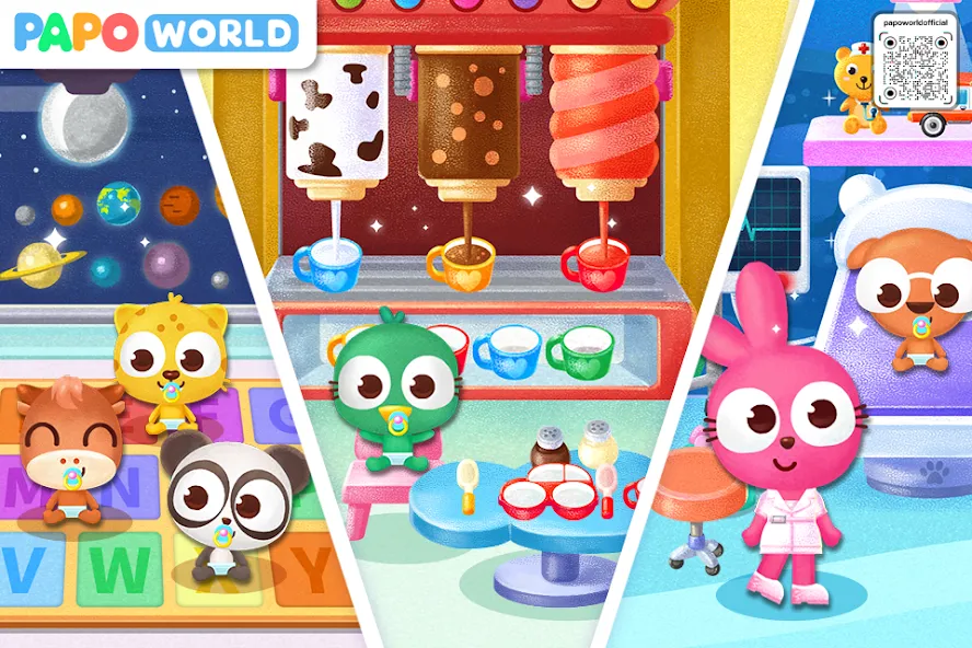 Papo Town Preschool [МОД: Много монет, Открытые уровни и Мега MOD] Screenshot 4