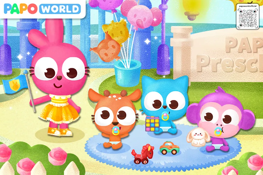 Papo Town Preschool [МОД: Много монет, Открытые уровни и Мега MOD] Screenshot 5