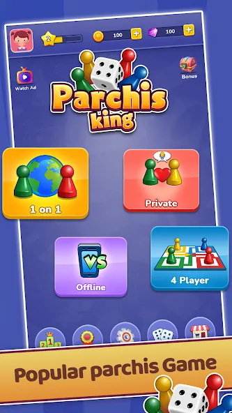 Parchís [МОД: Все открыто, Дополнительные деньги и Меню MOD] Screenshot 1