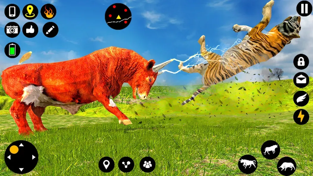 Angry Bull Attack Fight Games (Ангри Булл Атак Файт Геймс) [МОД: Меню, Бесконечные монеты и Открытые уровни] Screenshot 2