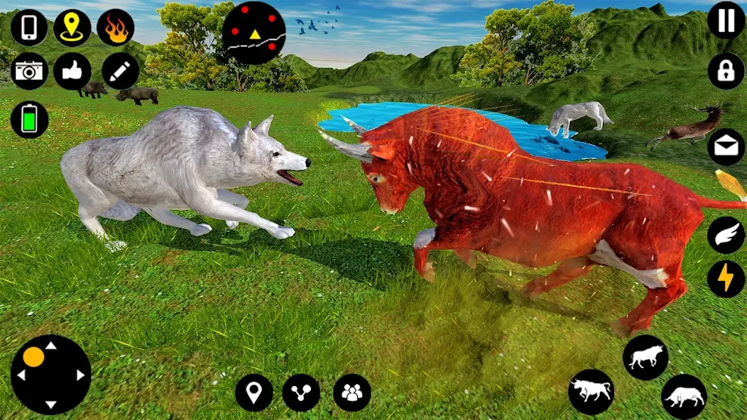 Angry Bull Attack Fight Games (Ангри Булл Атак Файт Геймс) [МОД: Меню, Бесконечные монеты и Открытые уровни] Screenshot 3