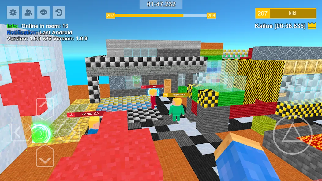 Parkour Craft: Online PvP Game (Паркур Крафт) [МОД: Много монет, Открытые уровни и Мега MOD] Screenshot 1