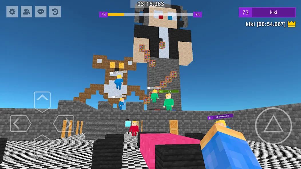Parkour Craft: Online PvP Game (Паркур Крафт) [МОД: Много монет, Открытые уровни и Мега MOD] Screenshot 3