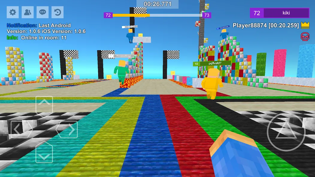 Parkour Craft: Online PvP Game (Паркур Крафт) [МОД: Много монет, Открытые уровни и Мега MOD] Screenshot 5