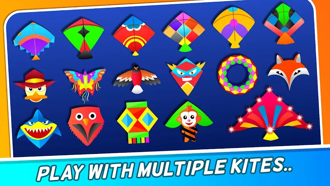 Indian Kite Flying 3D (Индийский воздушный змей 3Д) [МОД: Меню, Бесконечные монеты и Открытые уровни] Screenshot 1